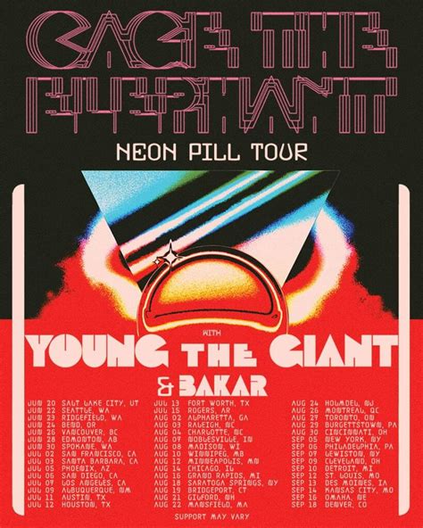 Cage The Elephant Announce 2024 Tour Confirm New Album Neon Pill