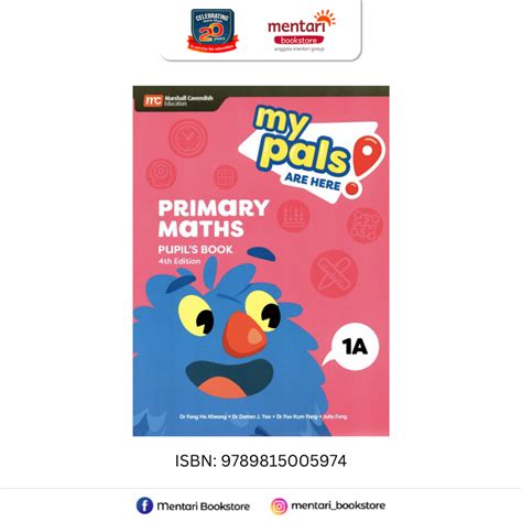 My Pals Are Here Primary Maths Pupils Book 1A 4th Edition