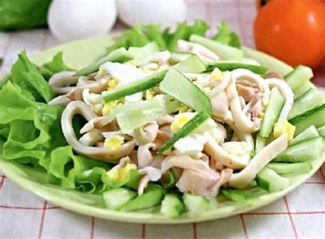 Салат из кальмаров — доступный и очень вкусный! Гармония ЖизниГармония ...