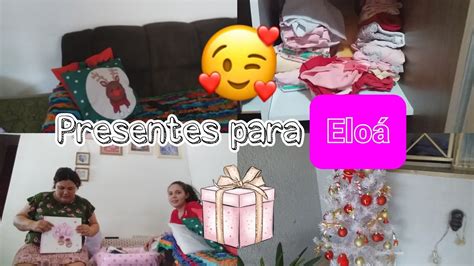 Arrumando a casa mostrando os presentes da ELOÁ E AGORA SOMOS 5