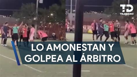 Jugador Agrede A Rbitro Durante Partido De Futbol En Santa Catarina