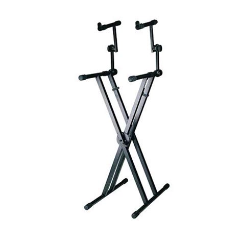 Adjustable Keyboard Stand with 2 Tier - Double Braced - Vivace Music ...