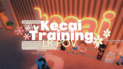 Kecai Restaurant Staff Member Training Lr Pov Youtube