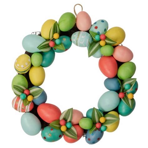 Northlight Decorated Easter Egg Twig Wreath 14 1 Pick N Save