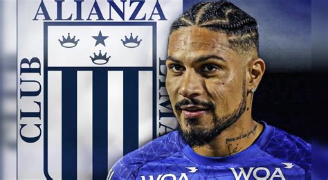 Alianza Lima Paolo Guerrero Llega A Alianza Lima Fondo Blanquiazul