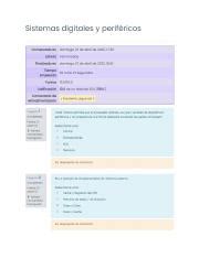 Examen Semana Sistemas Digitales Y Perif Ricos Utel Pdf Course Hero