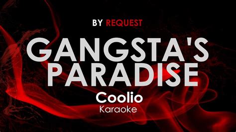 Gangstas Paradise Coolio Karaoke Youtube