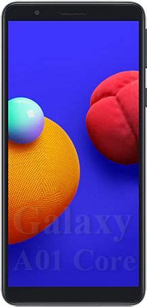 Samsung Galaxy A01 Core характеристики, отзывы к смартфону