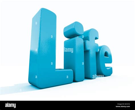 3d Word Life Stock Photo Alamy