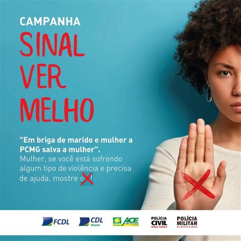 Comércio De Itaúna Adere à Campanha Sinal Vermelho Contra A Violência