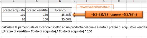 Come Calcolare Il Prezzo Di Vendita Formula Excel Guias De Como