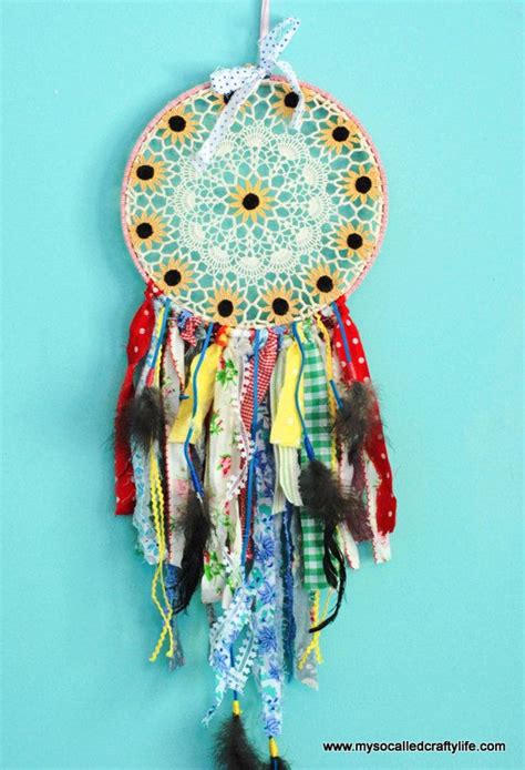 Shabby Vintage Doily Diy Dream Catcher Dream Catcher Diy Lace Dream