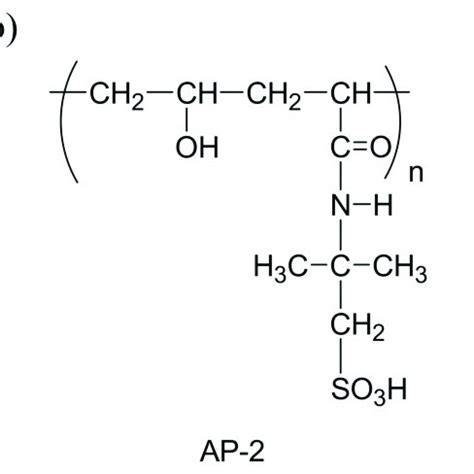 Chemical Structure Of A PVA B AP 2 And C PDADMAC Polymers Used