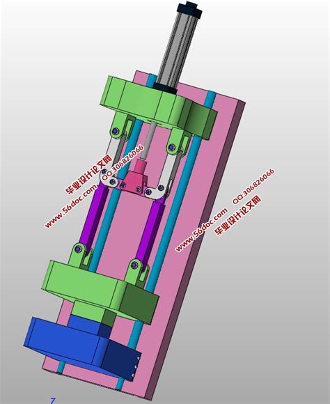 中型注塑机锁模装置结构设计cad零件装配图solidworks三维图机械文酷7网文库7设计资料网