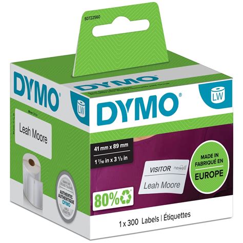 Dymo Labelwriter Etiketten S X Mm Wei Brevo Serv