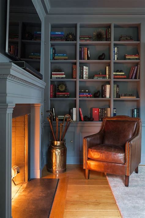 14 Cozy Library Fireplaces Wed Love To Come Home To Cozy Home