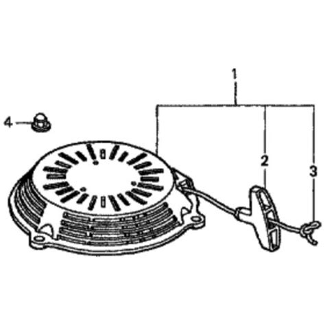 Recoil Starter For Honda Hrd C Hxe Lawn Mower L S Engineers