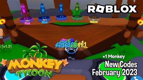 Roblox Monkey Tycoon New Codes February 2023 YouTube