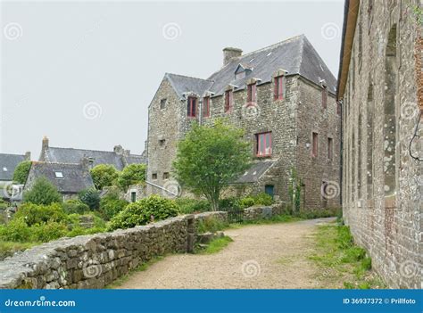 Locronan Stock Photo Image Of Celtic Breton House 36937372