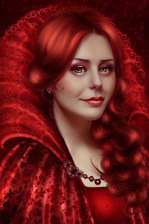 Lady In Red Lady In Red Red Art Digital Artist