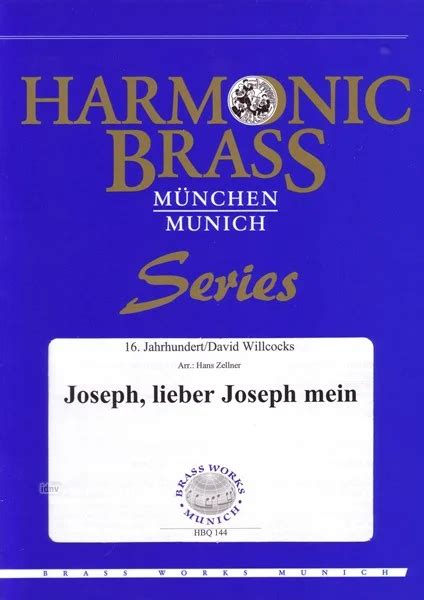 Joseph Lieber Joseph Mein Von Willcocks Daniel Im Stretta Noten Shop