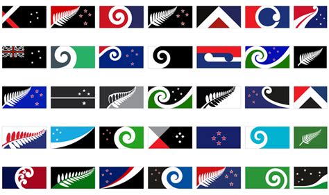 New Zealand Announces 40 Potential New Flag Designs