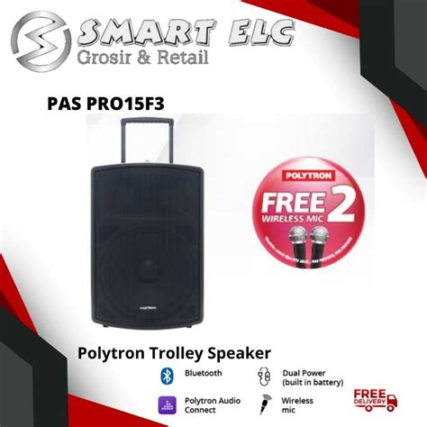 Jual Polytron Professional Active Speaker PAS PRO12F3 15F3 Shopee