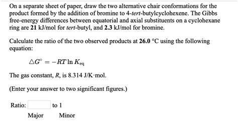 Solved On A Separate Sheet Of Paper Draw The Two Alternative Chair