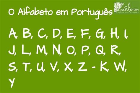 Alfabeto Portugues