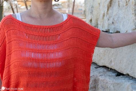 Track Stitch Tunic Free Crochet Pattern Xs 5xl Heart Hook Home