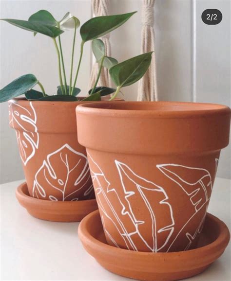 Pin By Ella Wilson On Plant Pot Design In Painted Pots Diy