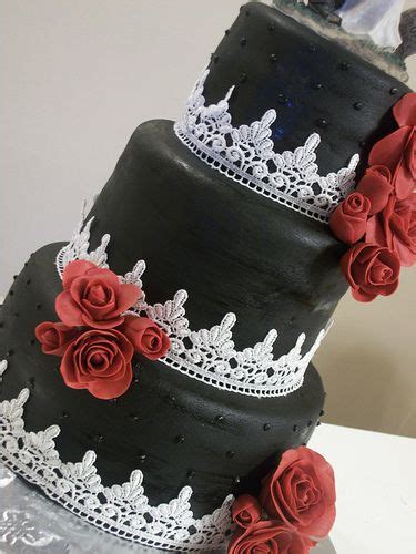 Elegant Halloween Wedding Cakes Dacia Lafferty