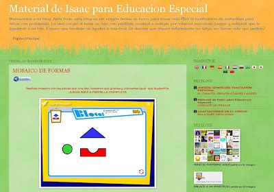 Educaci N Y Blogs Eyb Material De Isaac Para Educaci N Especial