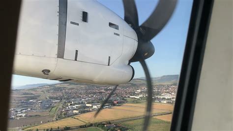 Amelia International Atr Landing At Clermont Ferrand From