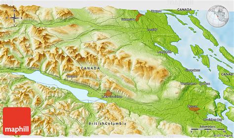 Physical 3D Map of Crofton