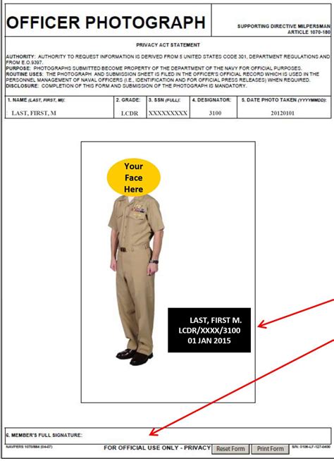 Officer Photos No Longer Required For Navy Promotion Boards