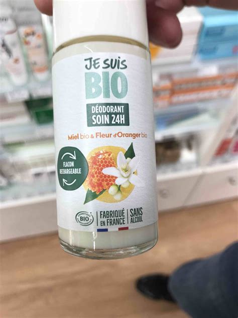 Composition JE SUIS BIO Déodorant soin 24H miel bio Fleur d Oranger