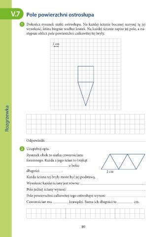 Page Matematyka Z Kluczem Klasa Semestr Pole Powierzchni