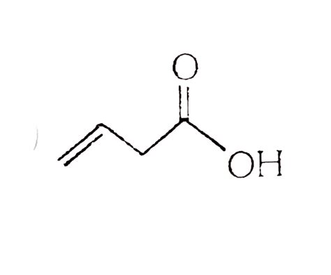 3 Butenoic Acid For But 3 Enoic Acid Is Represented As