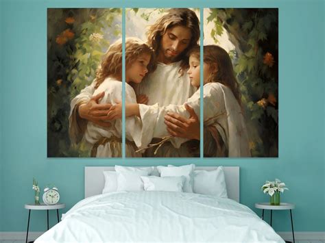 Jesus Christ Canvas Print Religious Art God S Son Extra Large Canvas