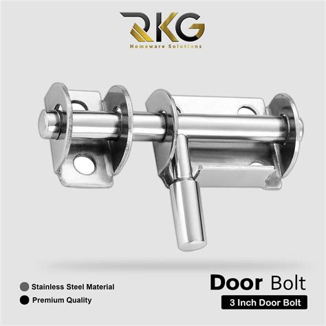 Jual Rkg Grendel Slot Pintu Stainless Steel Kamar Mandi Lemari Tebal