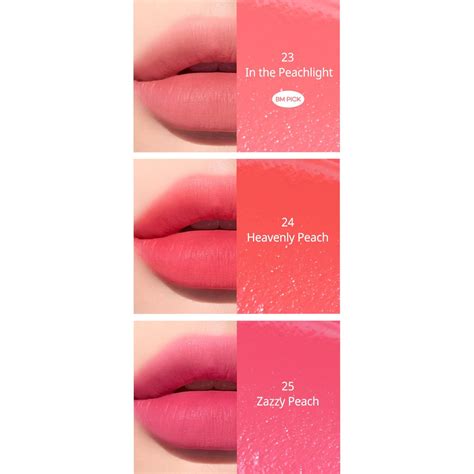 Peripera Ink Velvet Airy Lip Tint N°23 In The Peachlight 4gr Hellabe