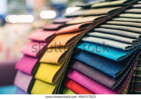 Colorful Upholstery Fabric Samples Stock Photo 406517023 | Shutterstock