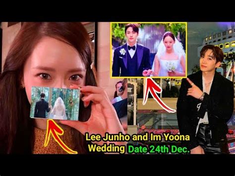 No More Rumors Lee Junho And Im Yoona Confirmed Getting Married