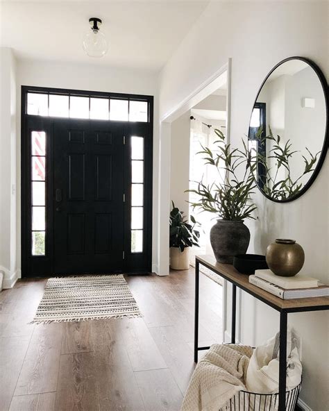 33 Beautiful Ideas for a Stunning Front Door with Sidelights | Black ...