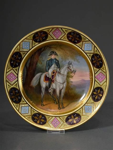 Sold Price Meissen Prunkteller mit feiner Hausmalerei nach Sèvres