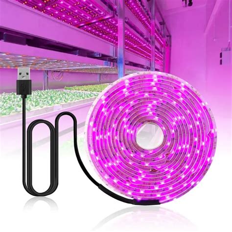 Tira De Luces Led De Espectro Completo Para Cultivo L Mpara Phyto