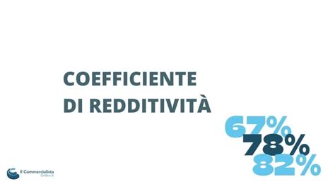 Coefficiente redditività regime forfettario che cos è