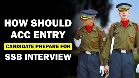 How Should Acc Candidates Prepare For Ssb Interviews