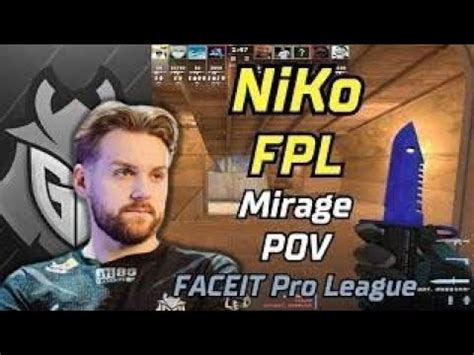 NiKo Plays FPL First Time In CS2 Mirage POV FACEIT Pro League Apr